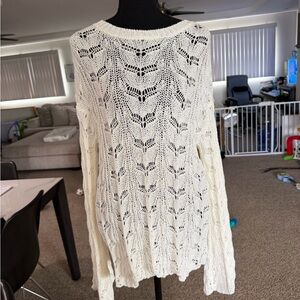 Mahina Ivory Knit Sweater